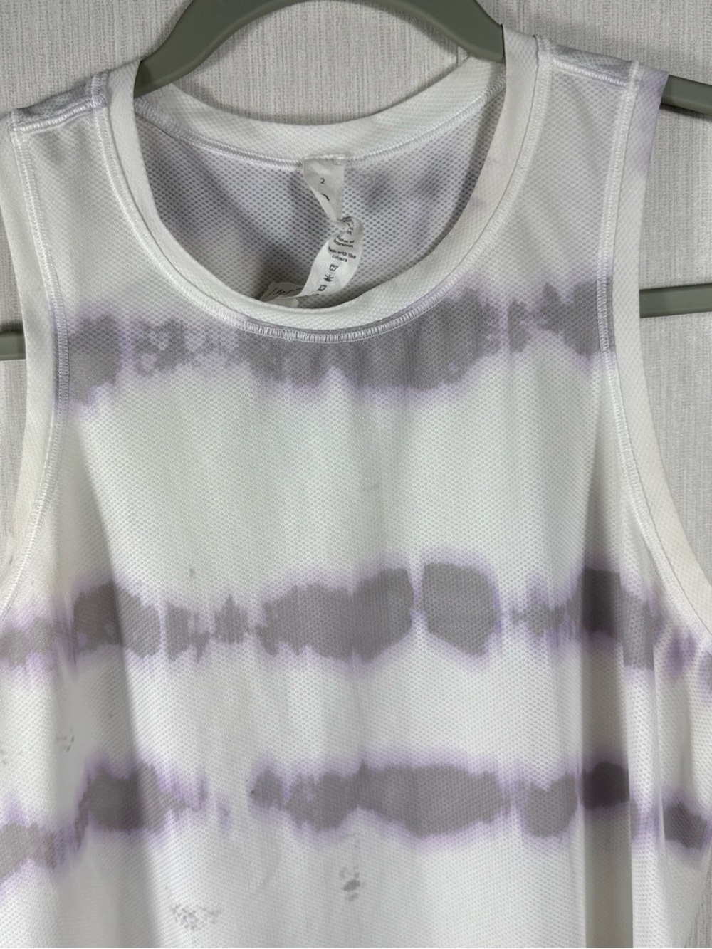 Lululemon 2 Align Waist-Length Racerback Tank TVLM Transverse Lilac Multi - Picture 3 of 6